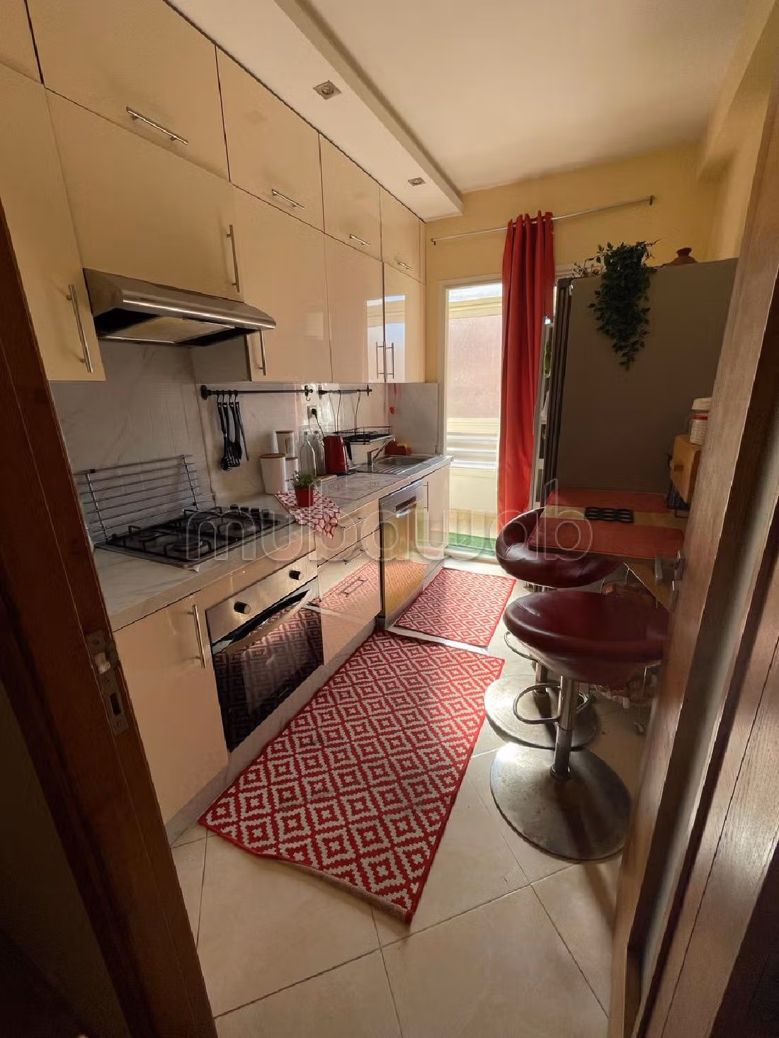 Koopappartementen in Oulfa. 3 Ruimtes. woonkamer met Marokkaanse inrichting. 