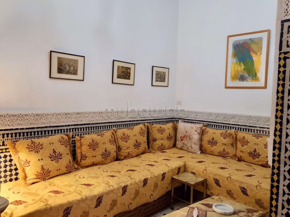 In de verkoop: riads in Talaa. 4 Slaapkamers. woonkamer met Marokkaanse inrichting. 