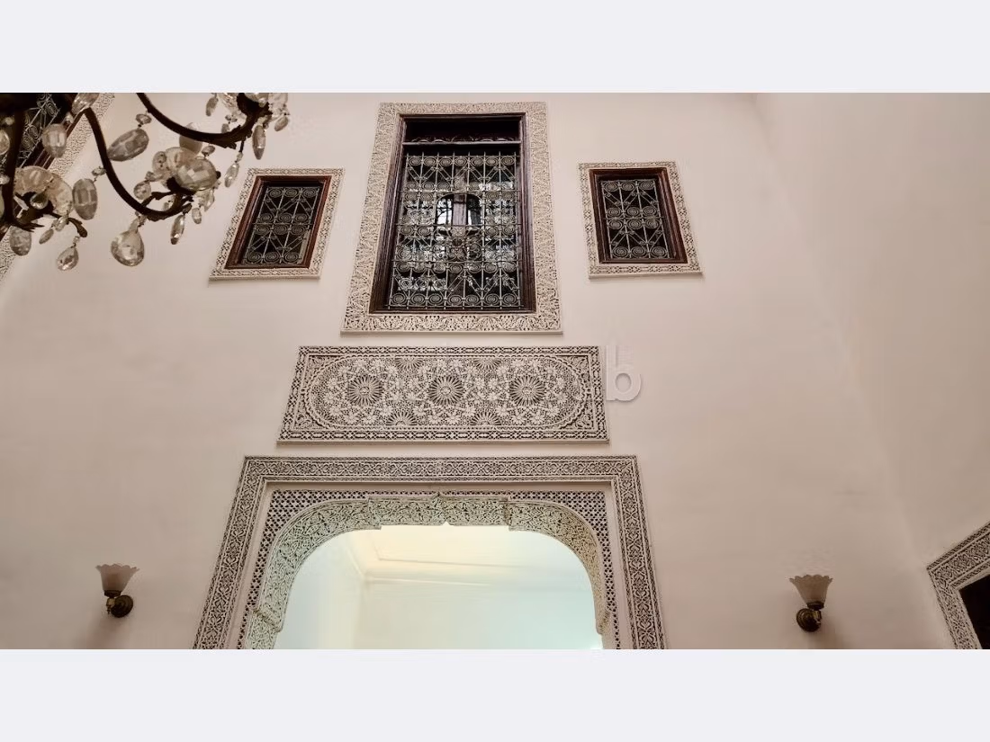 In de verkoop: riads in Talaa. 4 Slaapkamers. woonkamer met Marokkaanse inrichting. 