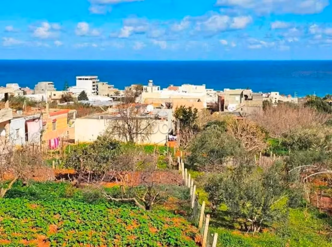 Terrain d'exception avec vue panoramique sur la baie de Rafraf plage À ne pas manquer
