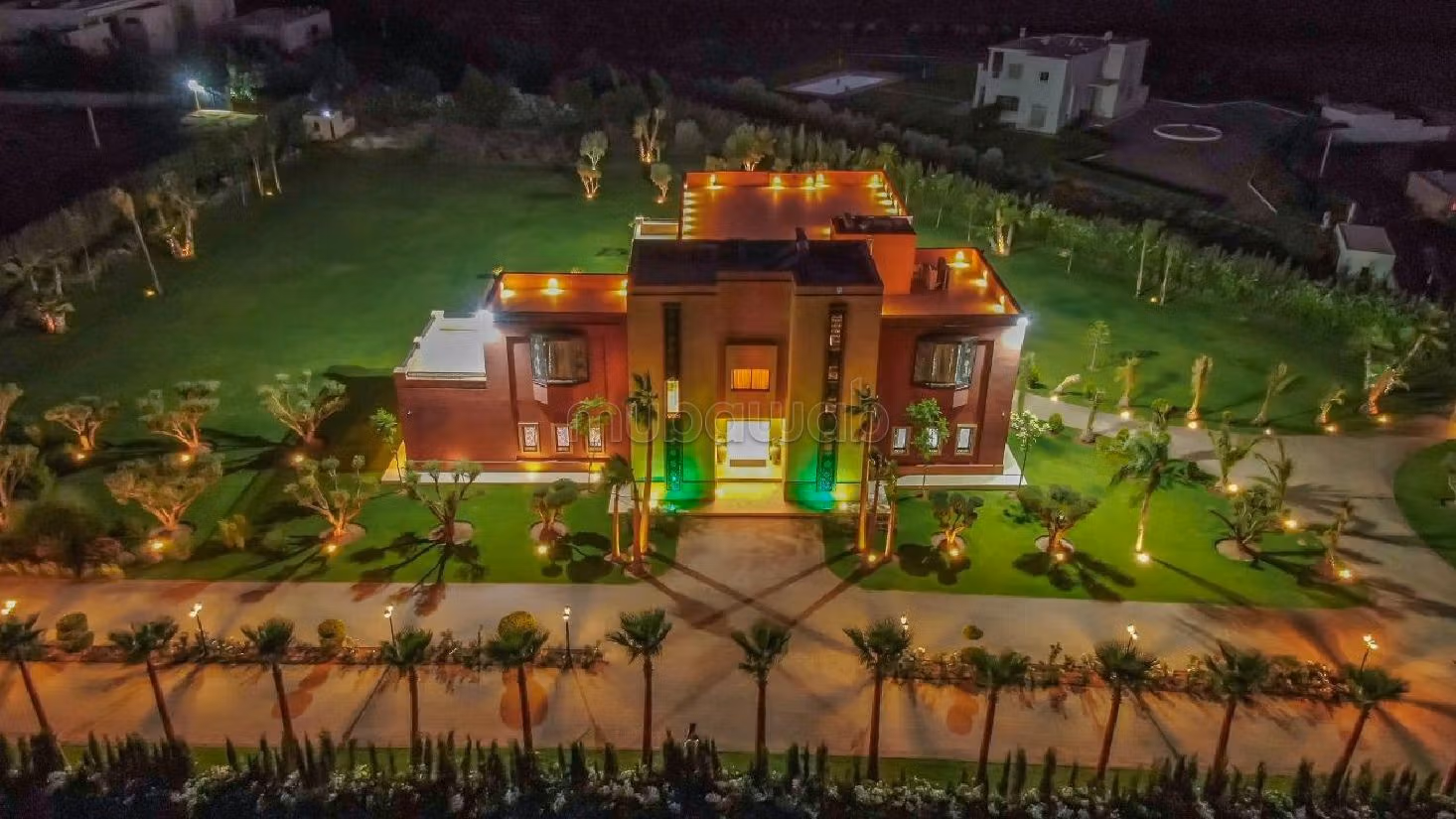 Villas y casas de lujo en alquiler en Route de l'Ourika. 10 bonitas habitaciones. Noche de hotel 1. 