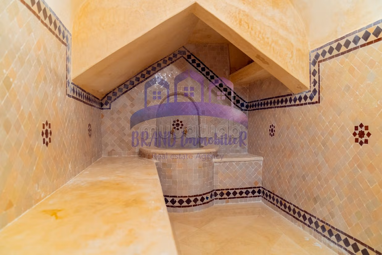 Luxury villas & houses for rent in Marjane. 4 beautiful rooms. Terrace and garden