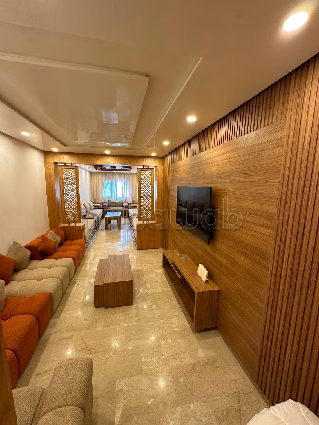 Pisos en alquiler en Haut Agdal. 2 dormitorios. Puerta pesada, sistema de plato general. 