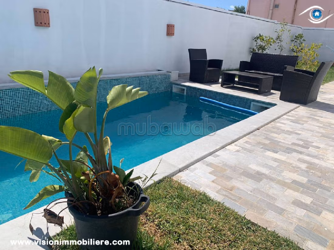 Magnifica villa in vendita a Hammamet Sud. 6 camere da letto. ammobiliato. 