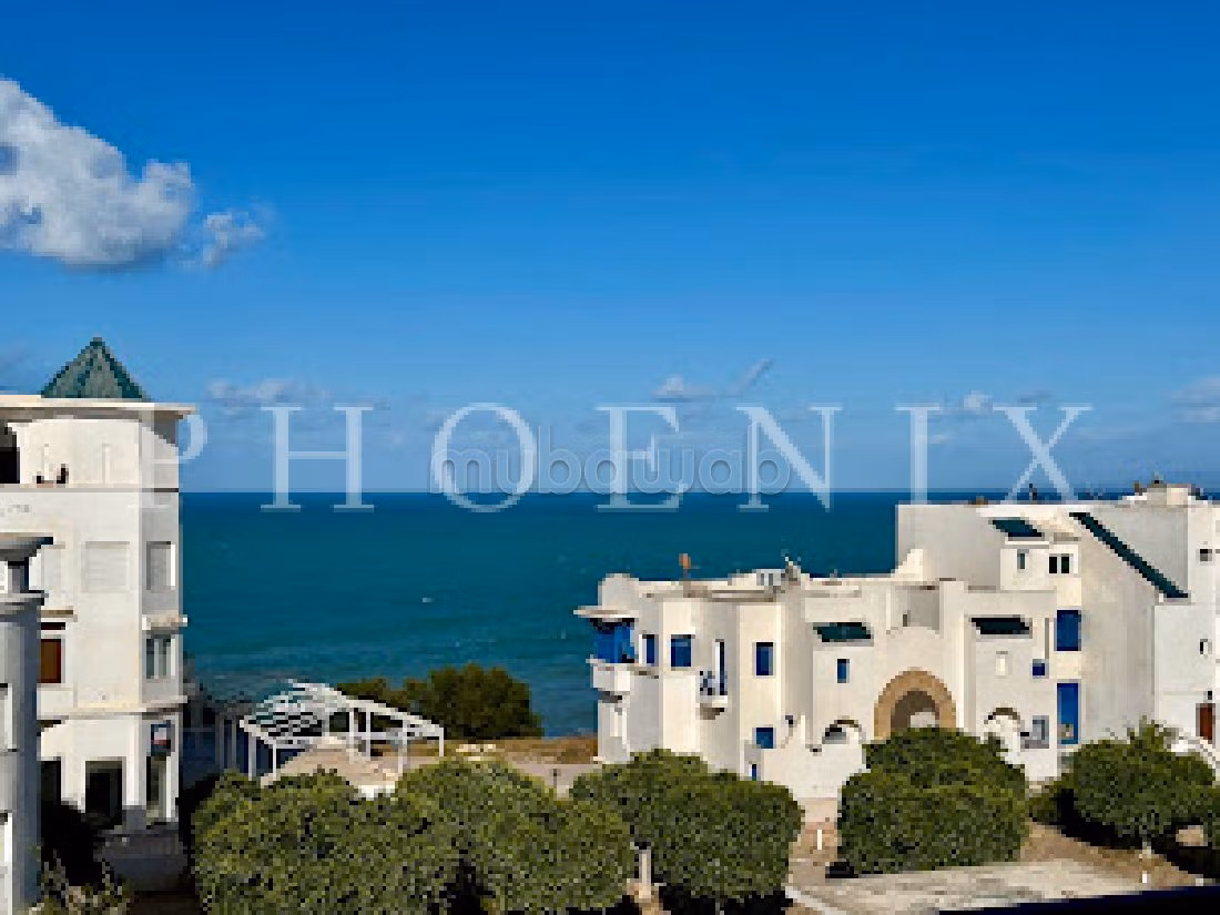 Flat for rent in Gammarth. 2 lovely rooms. Quiet sorroundings with sea view, central heating. 