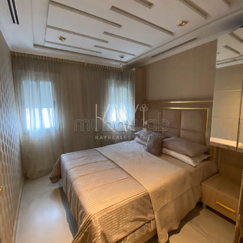 Affitto di un bellissimo appartamento a Tanger City Center. 3 locali. ammobiliato.