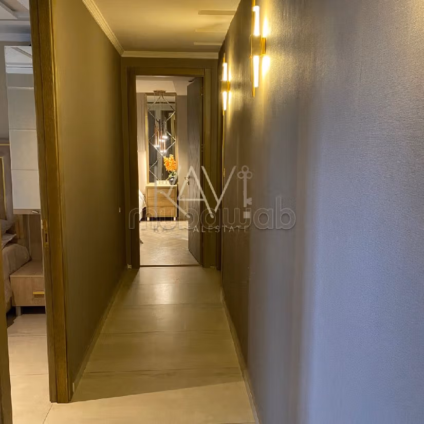 Affitto di un bellissimo appartamento a Tanger City Center. 3 locali. ammobiliato.