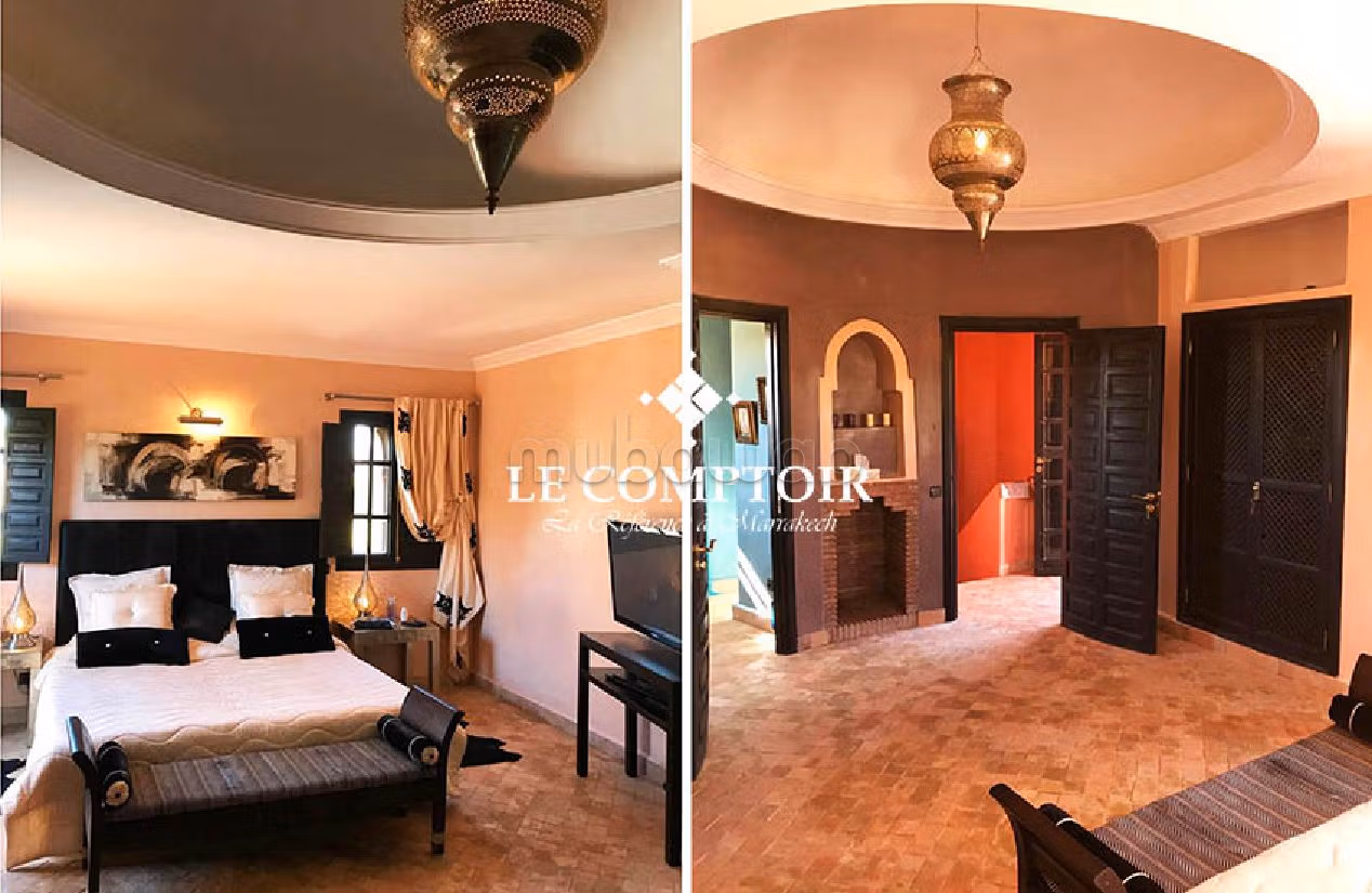 Kopen: villa's en luxe woningen in Ennakhil (Palmeraie). 4 Slaapkamers. Gemeubileerd. 