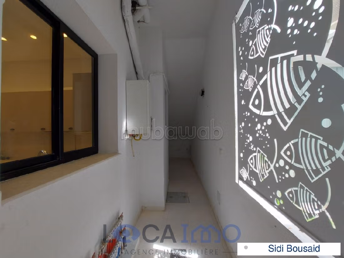 A louer un Rdc de villa en S3 a Sidi Bou Saïd