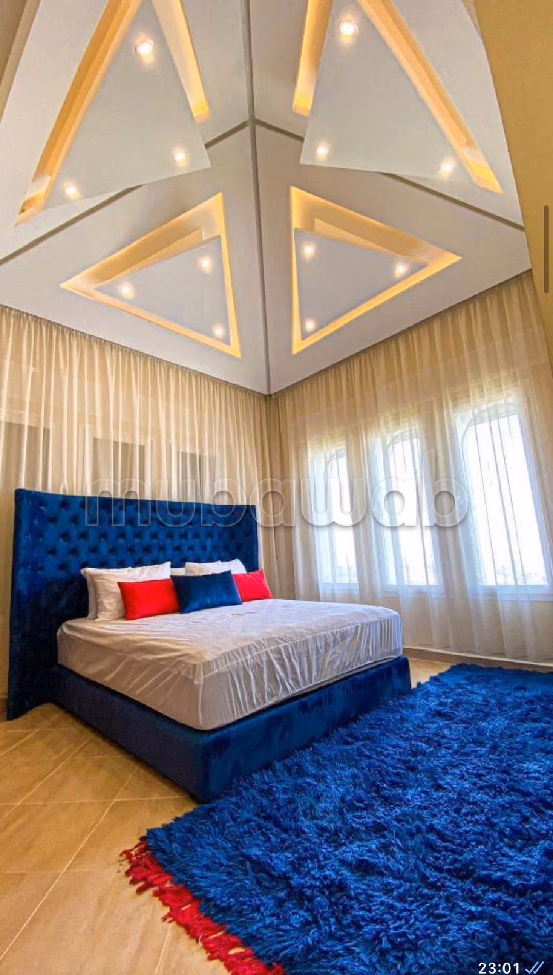 Luxury villas & houses for rent in Malabata. 5 large rooms. Garden and terrace