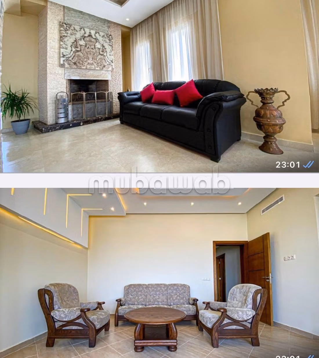 Luxury villas & houses for rent in Malabata. 5 large rooms. Garden and terrace