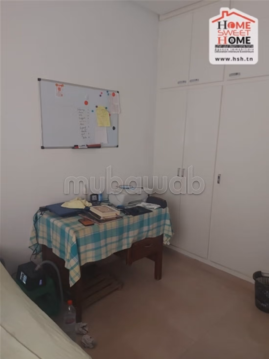 Sale of a lovely apartment in La Marsa. Small area 150 m². Balcony. 