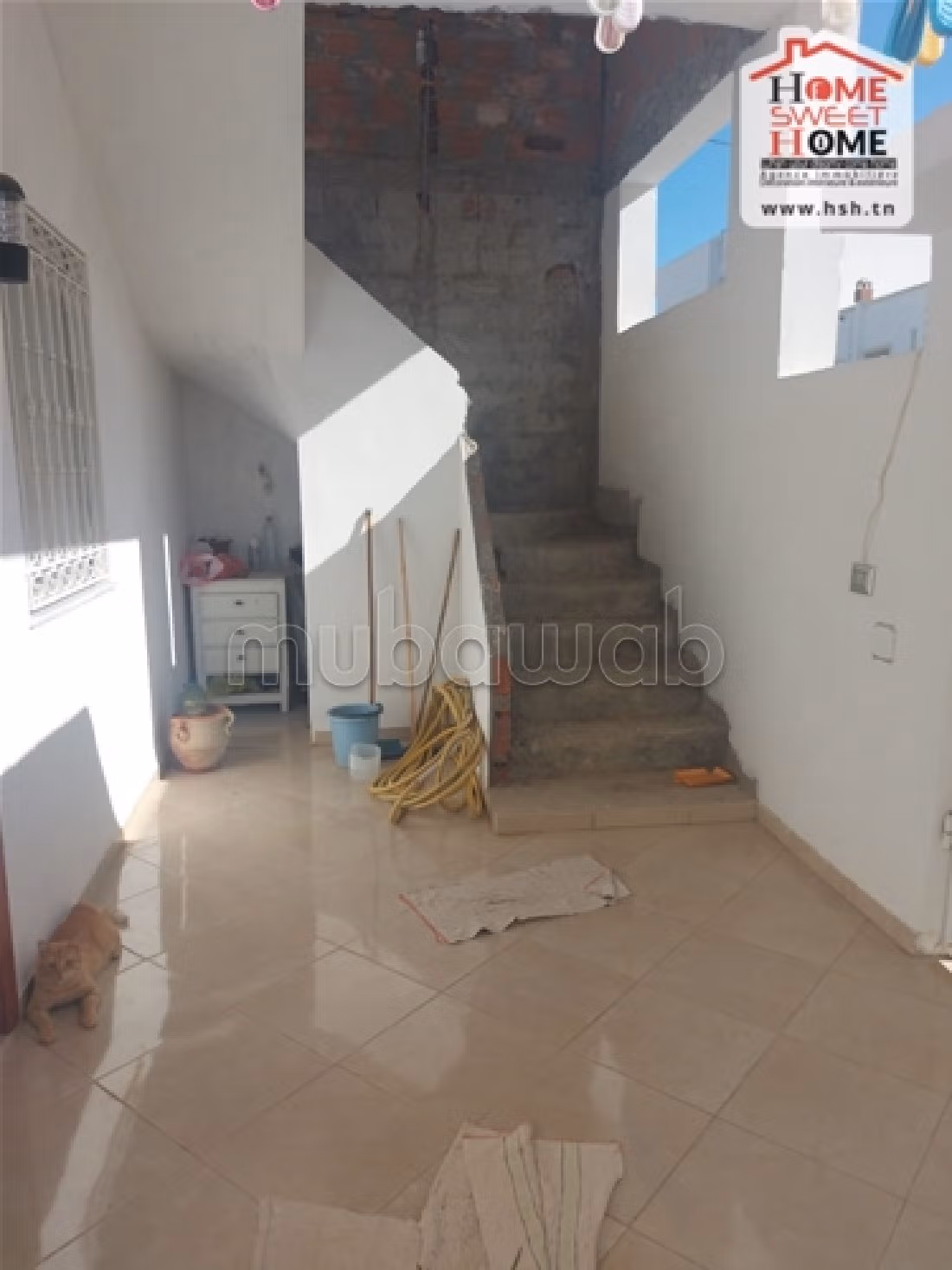 Sale of a lovely apartment in La Marsa. Small area 150 m². Balcony. 