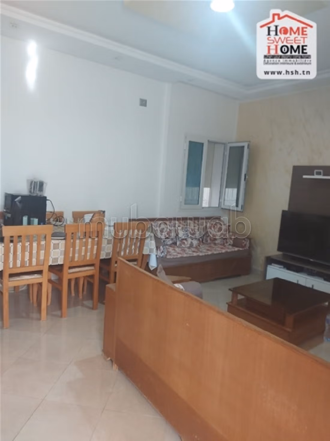 Sale of a lovely apartment in La Marsa. Small area 150 m². Balcony. 