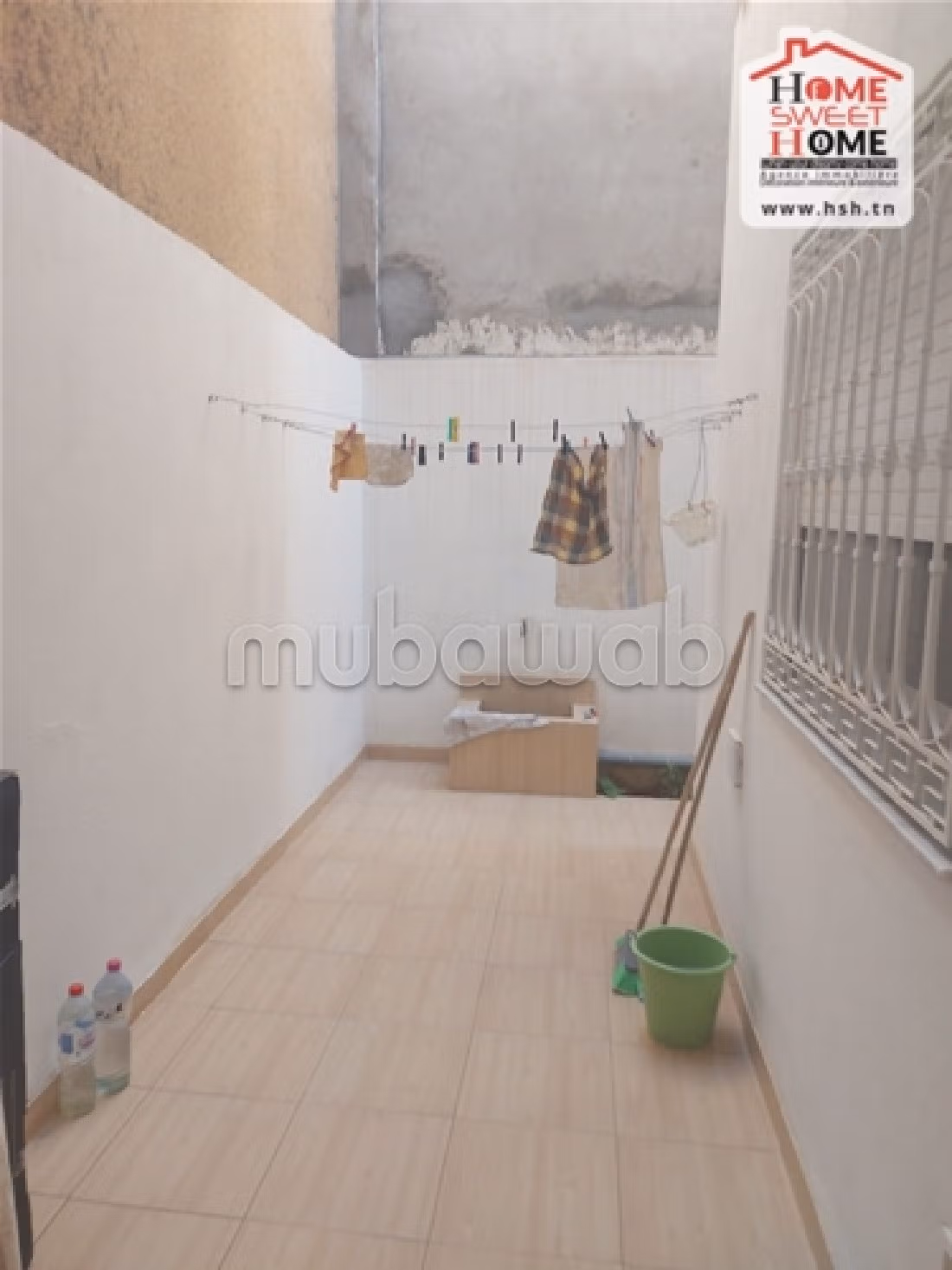 Sale of a lovely apartment in La Marsa. Small area 150 m². Balcony. 