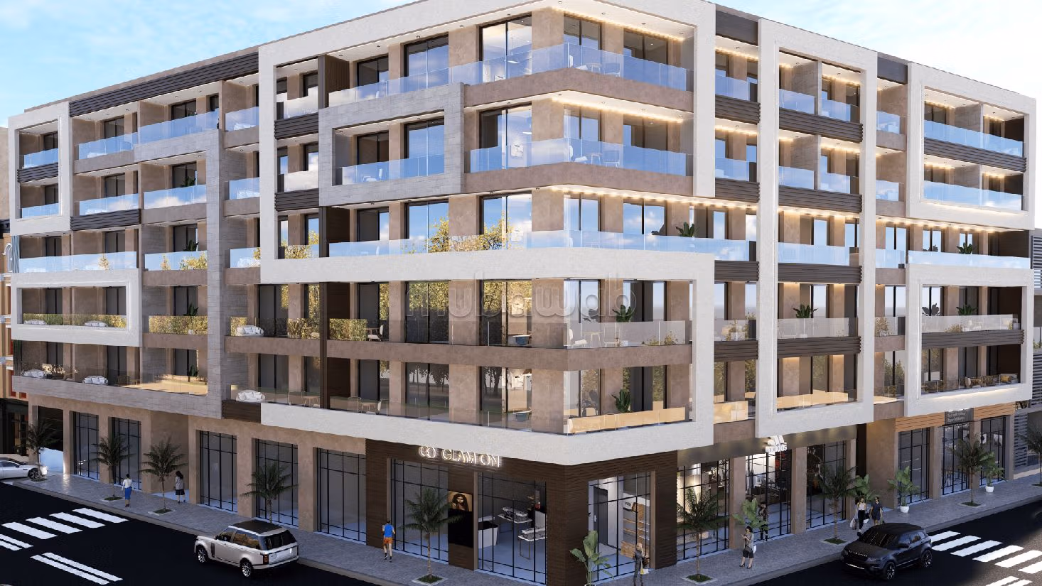 Appartementen om te kopen in Guéliz. 1 Kamer. Zwembad aanwezig