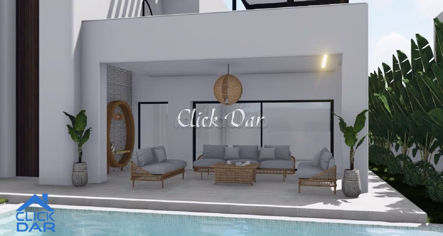Villa piscine à vendre Hammamet