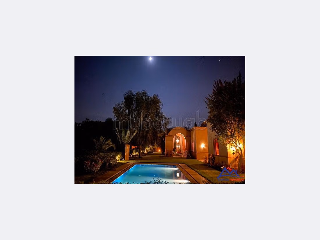 Magnífica villa en alquiler en Route de Ouarzazate. 4 bonitas habitaciones. Cocina equipada