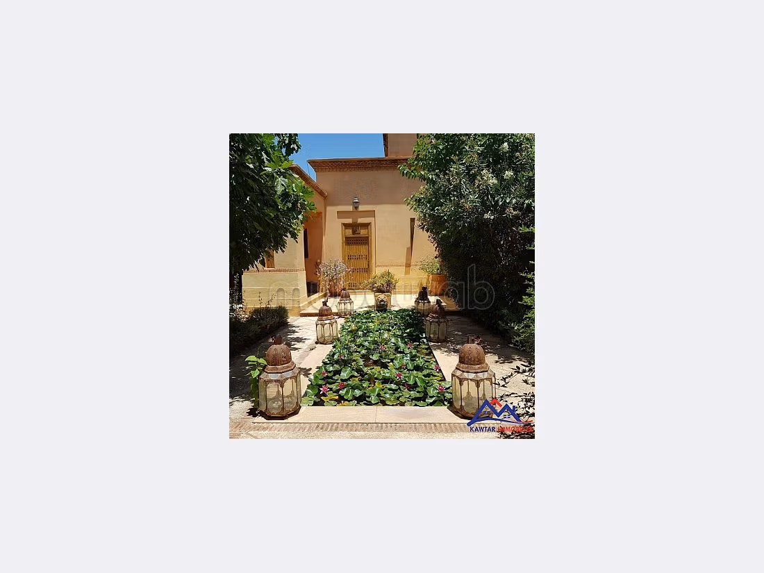 Magnífica villa en alquiler en Route de Ouarzazate. 4 bonitas habitaciones. Cocina equipada