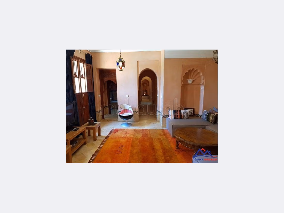 Magnífica villa en alquiler en Route de Ouarzazate. 4 bonitas habitaciones. Cocina equipada