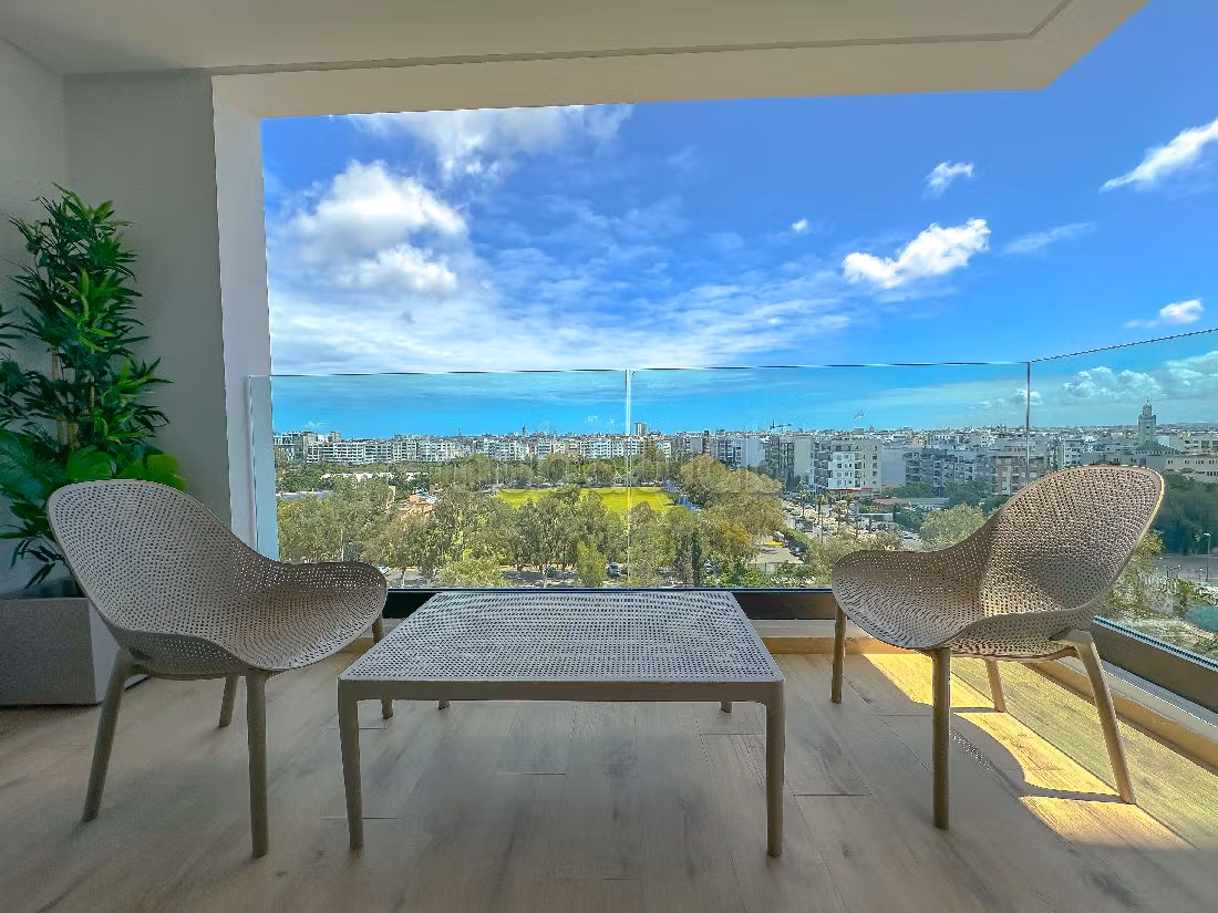 Exclusif Studio meublé avec vue sur parc