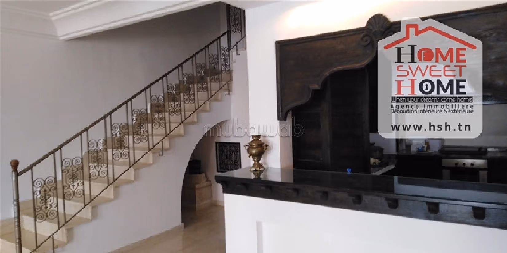 Luxury Villa for rent in Carthage. Area 360 m². New furniture