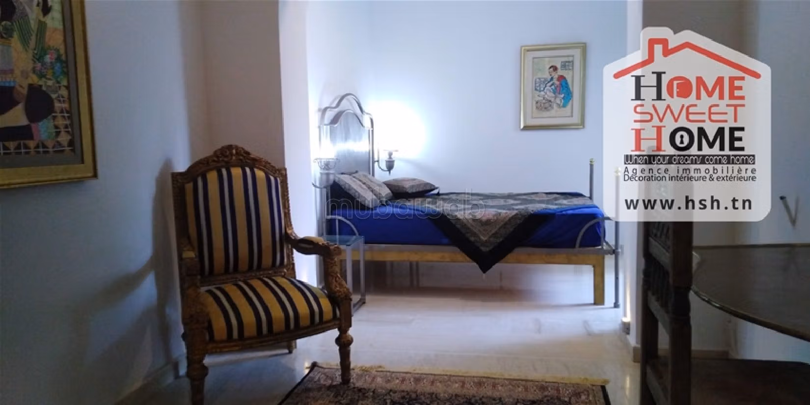 Luxury Villa for rent in Carthage. Area 360 m². New furniture