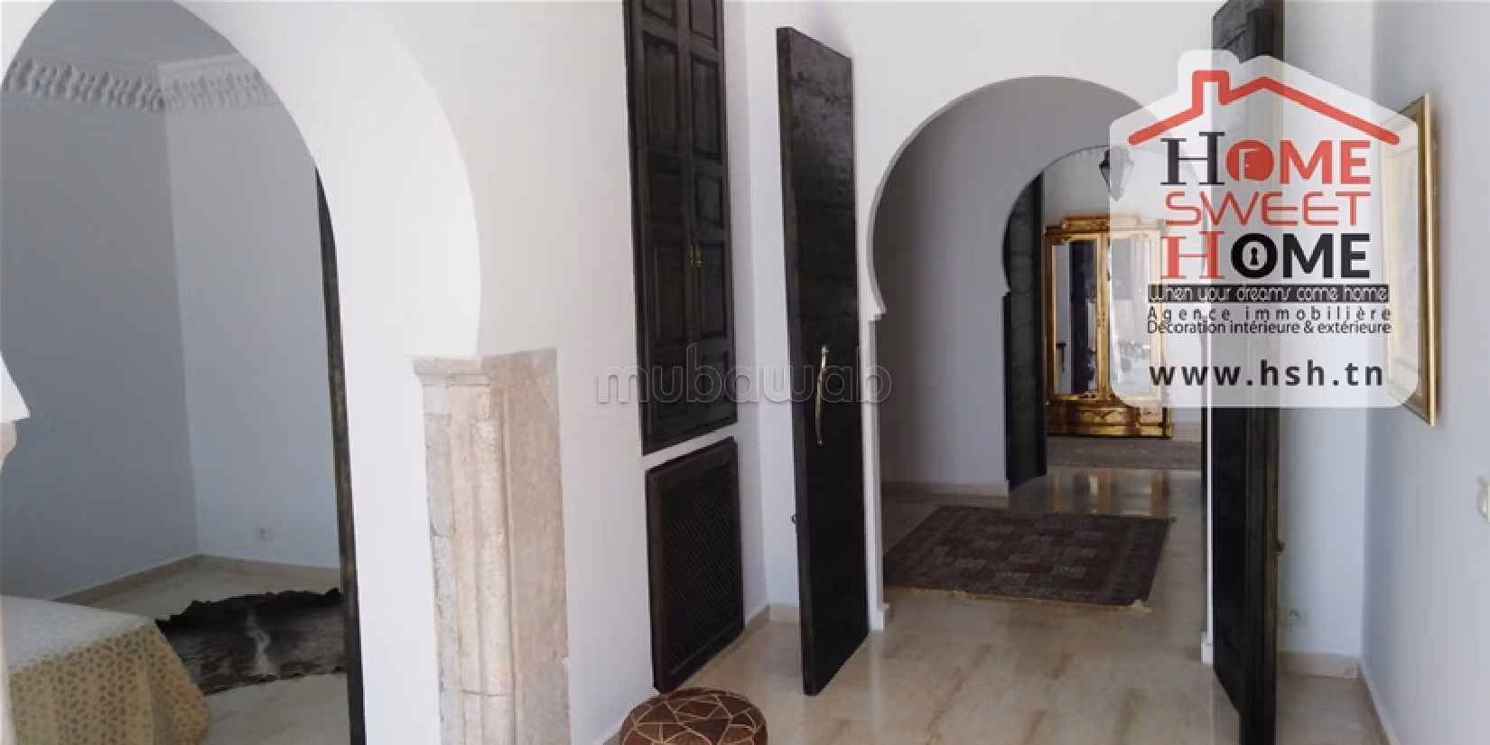 Luxury Villa for rent in Carthage. Area 360 m². New furniture