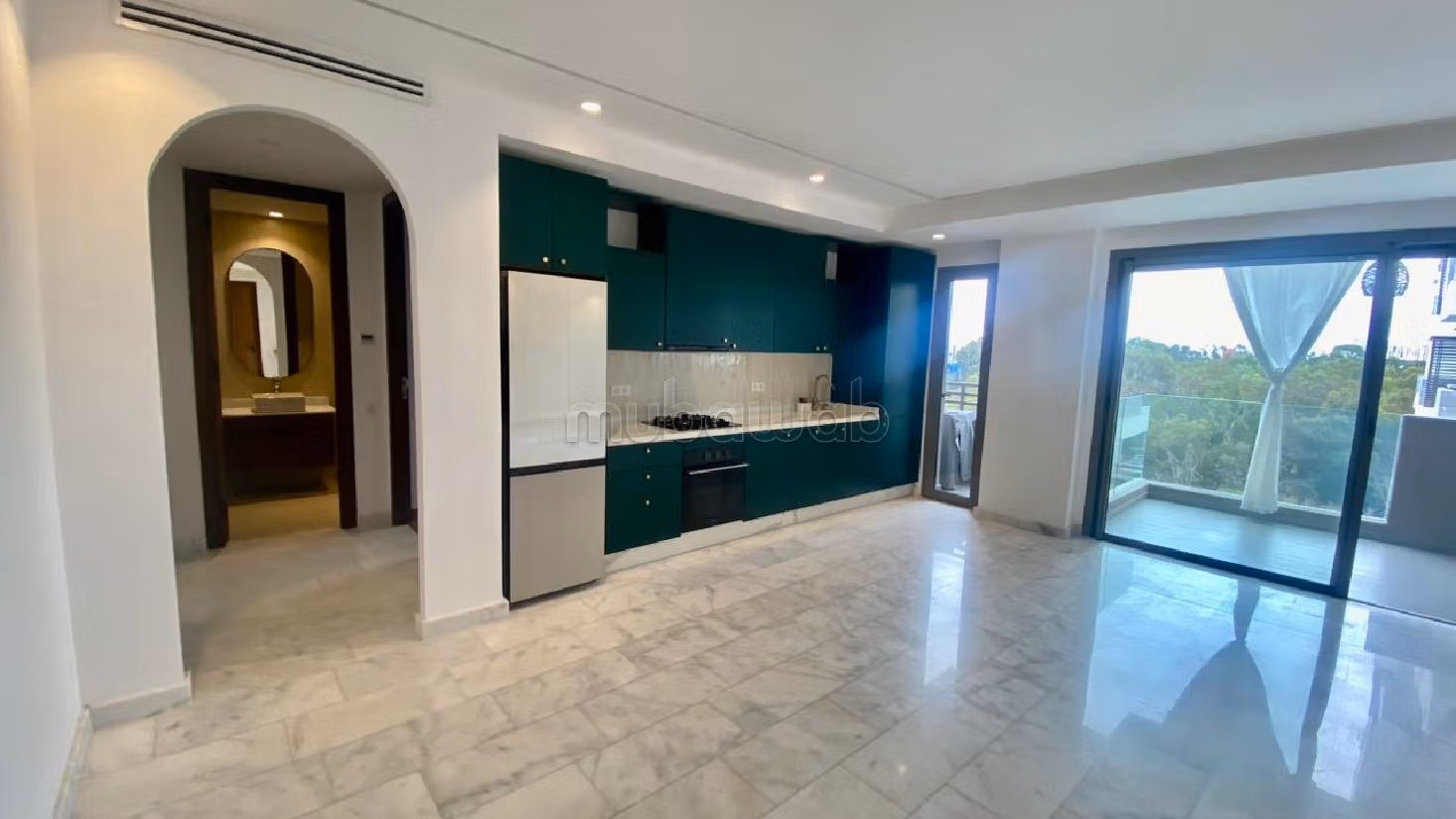 Huurappartementen in Casablanca Finance City. 3 Ruimtes. Airconditioning en zwembad. 