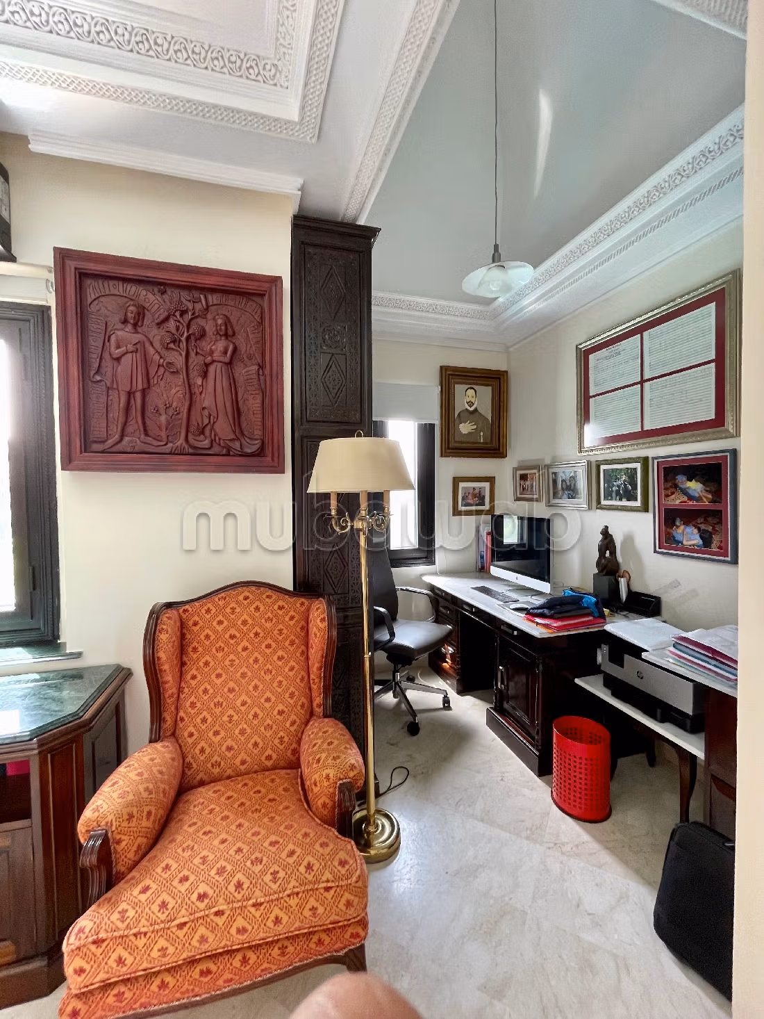 Luxury villa for sale in Ennakhil (Palmeraie). 4 beautiful rooms. Dressing room.