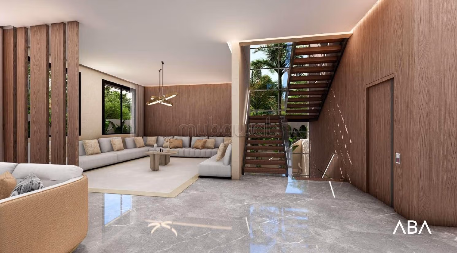 Magnificent villa for sale in Agdal. Total area 612 m². Green areas, Balcony. 