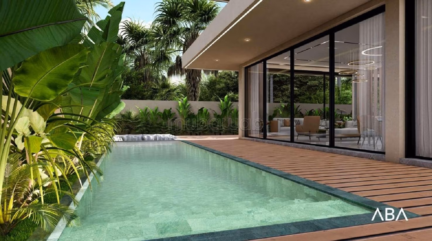 Magnificent villa for sale in Agdal. Total area 612 m². Green areas, Balcony. 