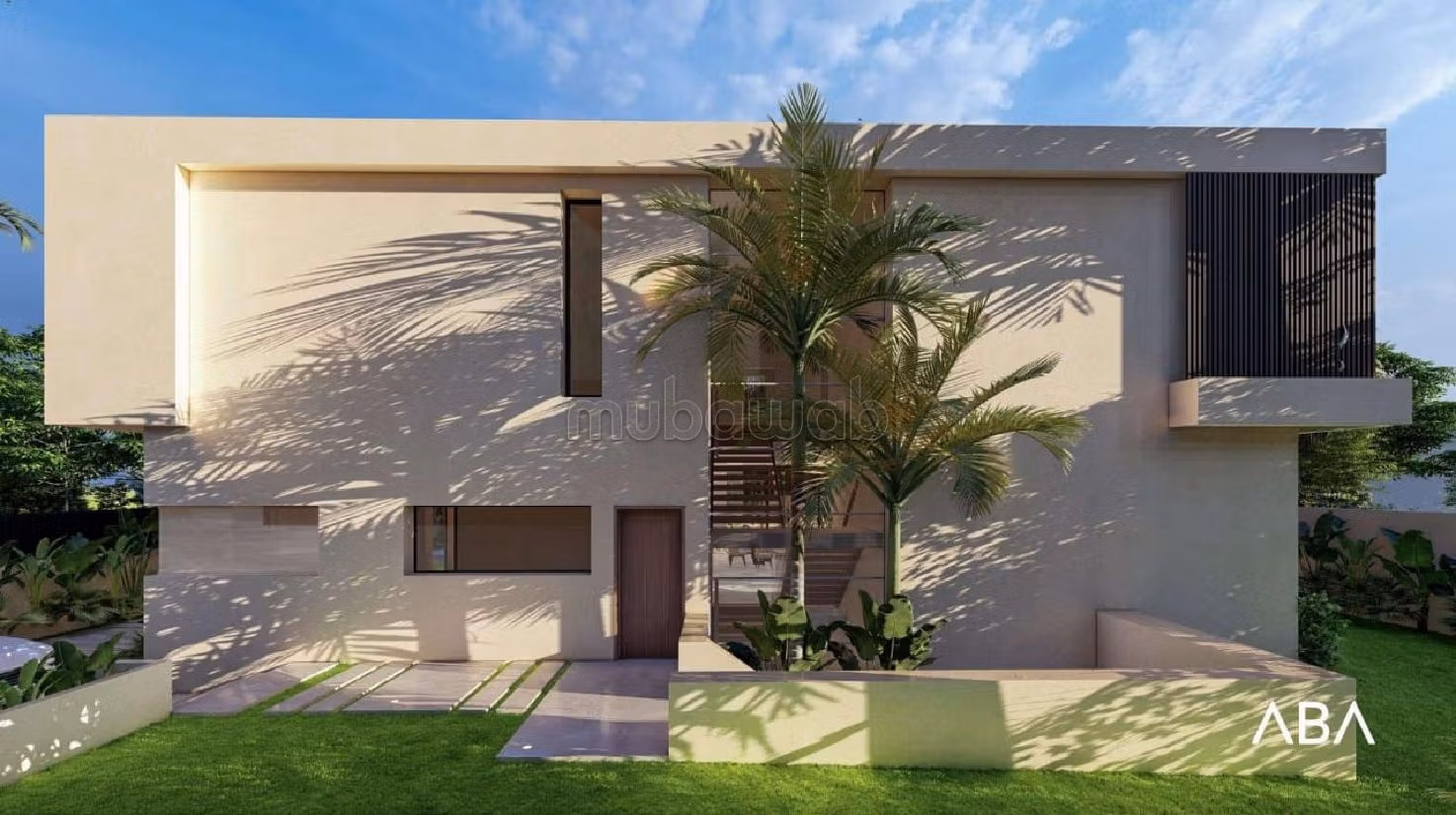 Magnificent villa for sale in Agdal. Total area 612 m². Green areas, Balcony. 