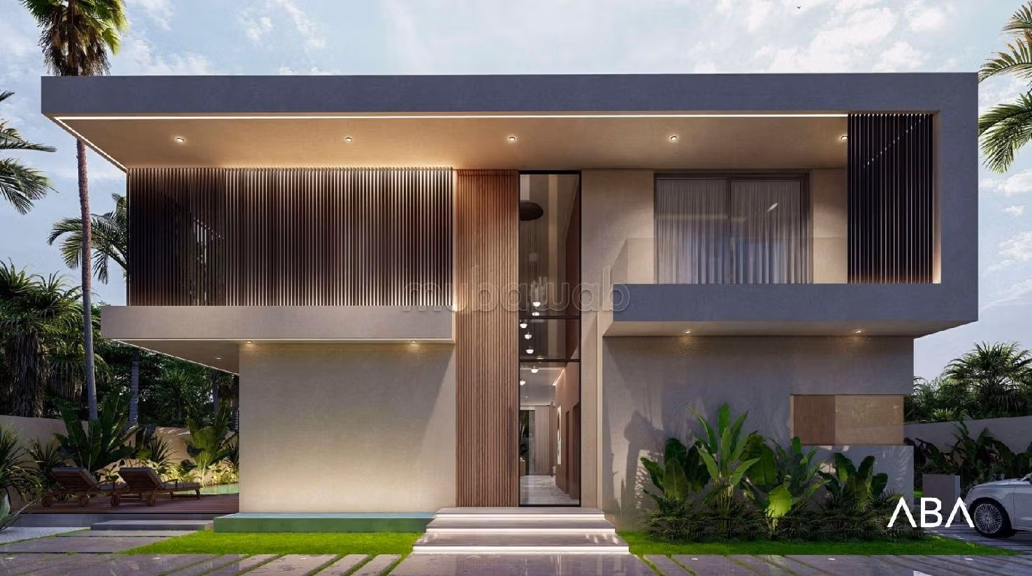 Magnificent villa for sale in Agdal. Total area 612 m². Green areas, Balcony. 