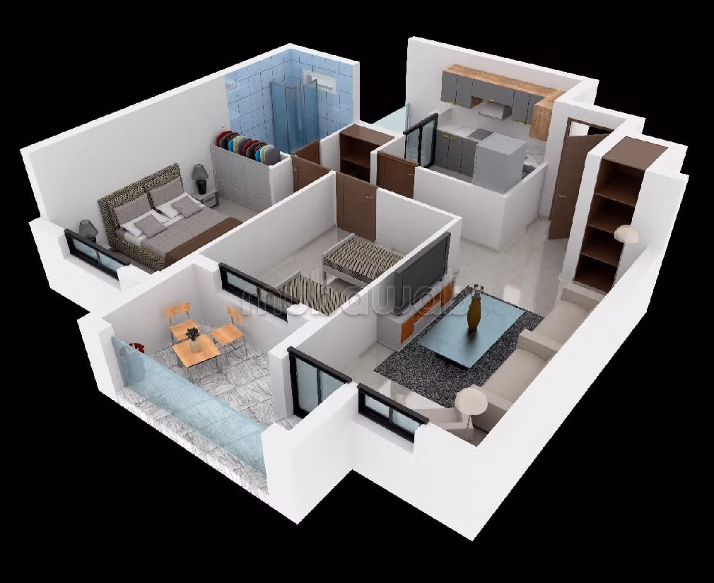 Bel appartement à vendre à Martil. 2 belles chambres