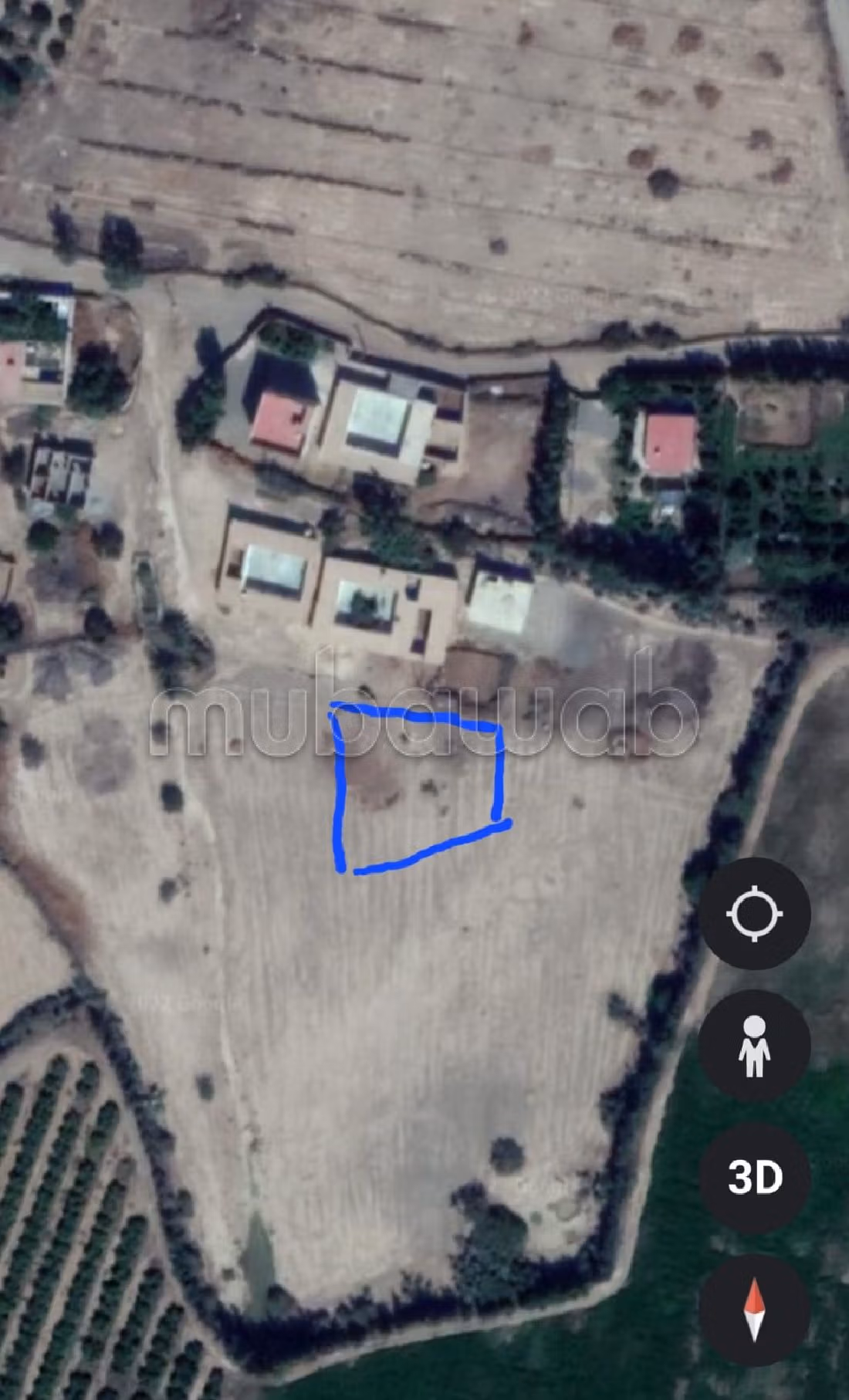 Land to buy. Dimension 969 m². 