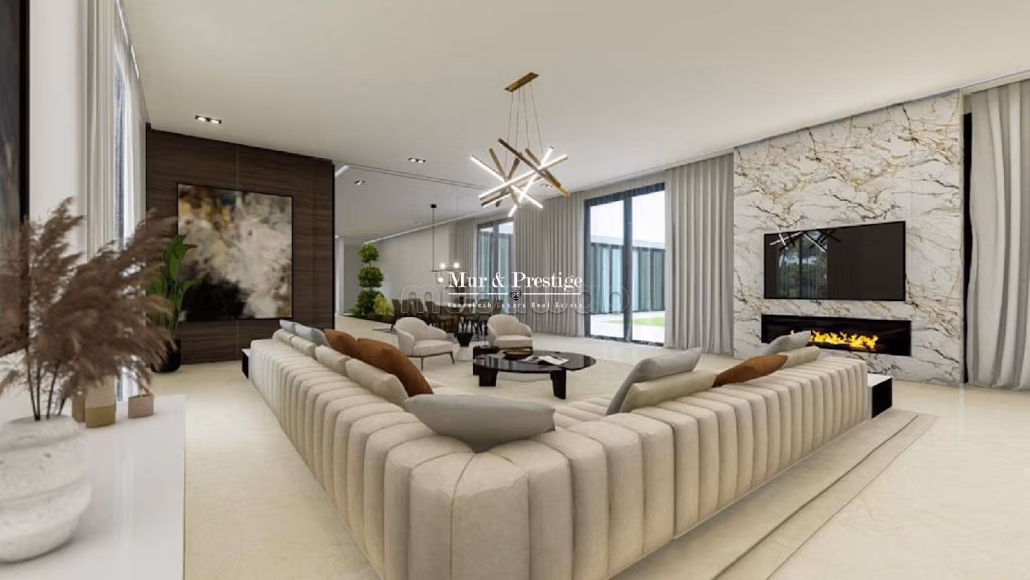 Vendita villa di lusso a Route de l'Ourika. Superficie 450 m². Protezione 24 ore su 24