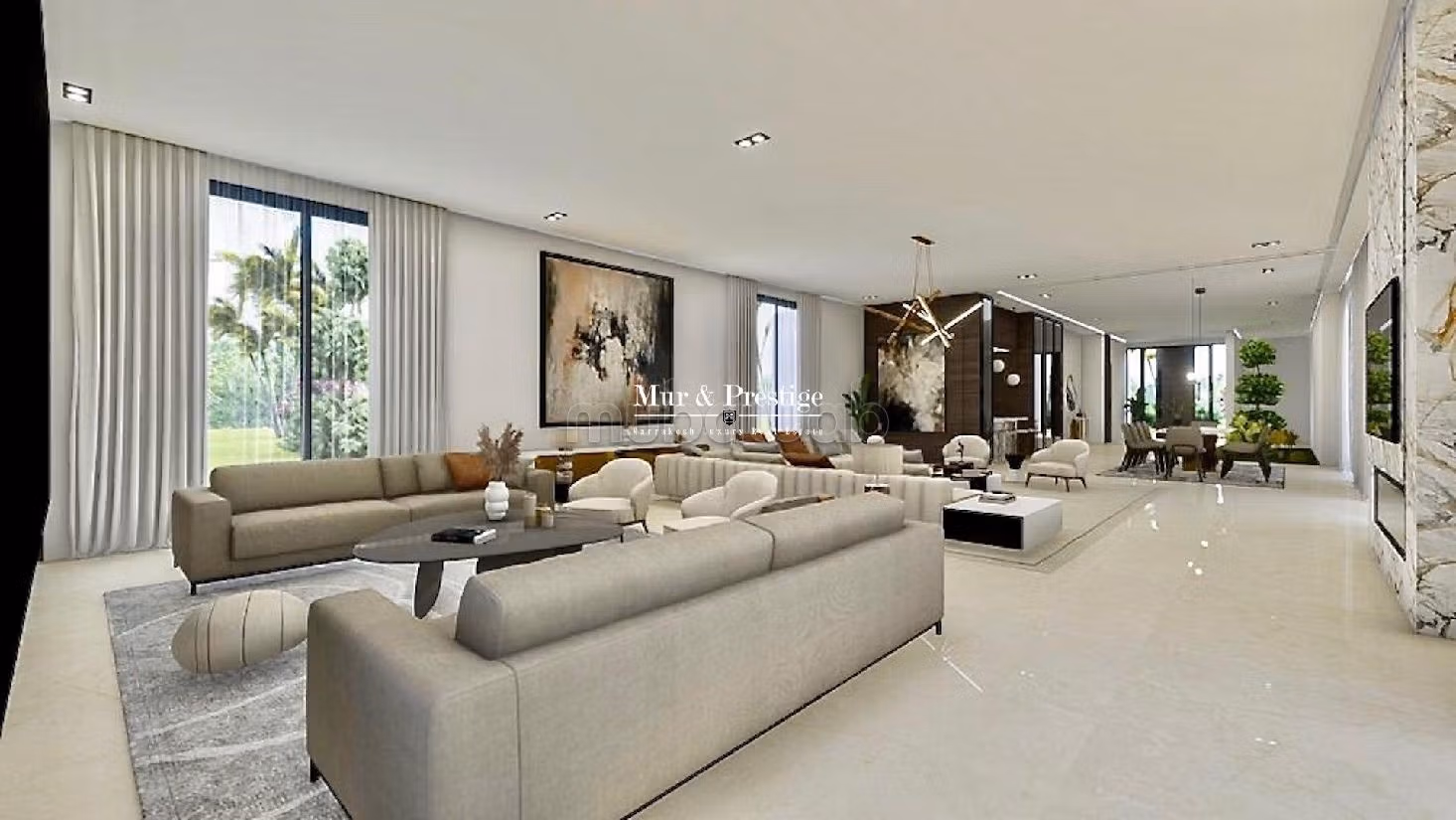 Vendita villa di lusso a Route de l'Ourika. Superficie 450 m². Protezione 24 ore su 24