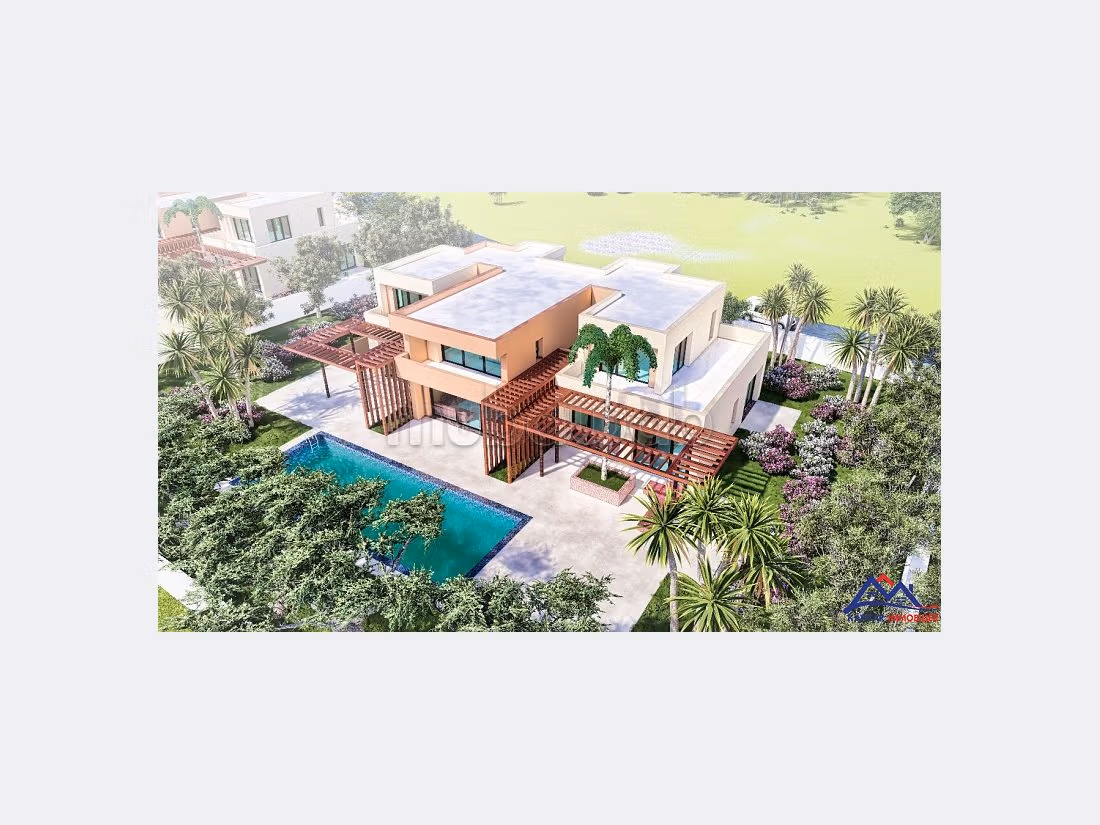 Se vende villa de lujo en Route de Fez. 4 dormitorios. Espacios verdes y ascensor