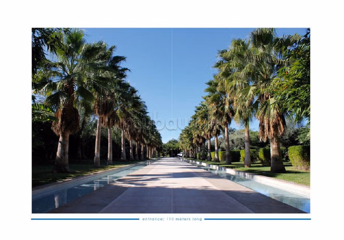 Extraordinaire palais villa à vendre à la Palmeraie