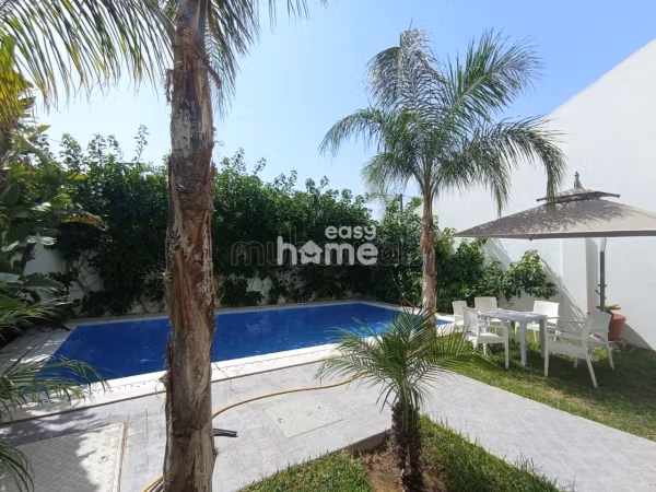 Luxury Villa for rent in Hammamet Nord. Surface area 220 m². Well decorated