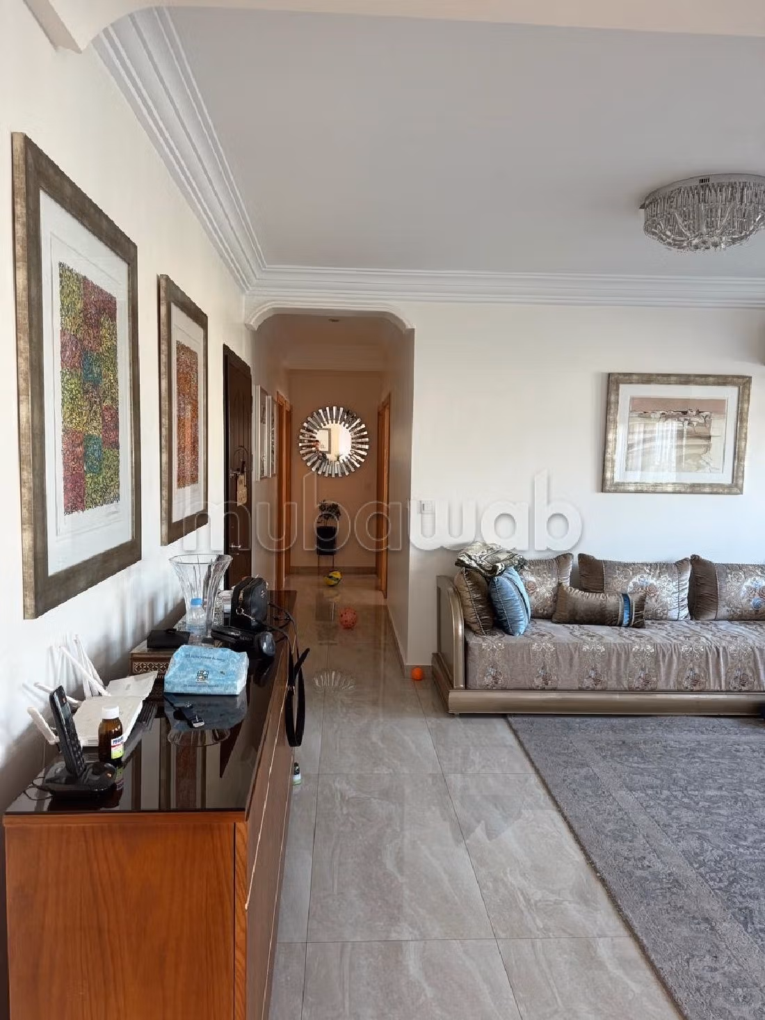 Loue appartement vide à Palmier. 3 pièces confortables. Ascenseur et terrasse