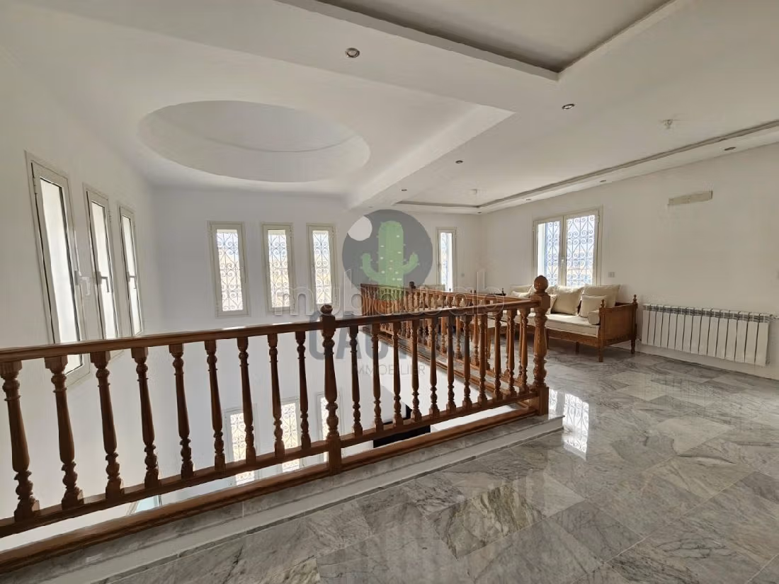 Magnifica villa in affitto a Hammamet Nord. 3 camere. Antenna parabolica e sistema di sicurezza. 