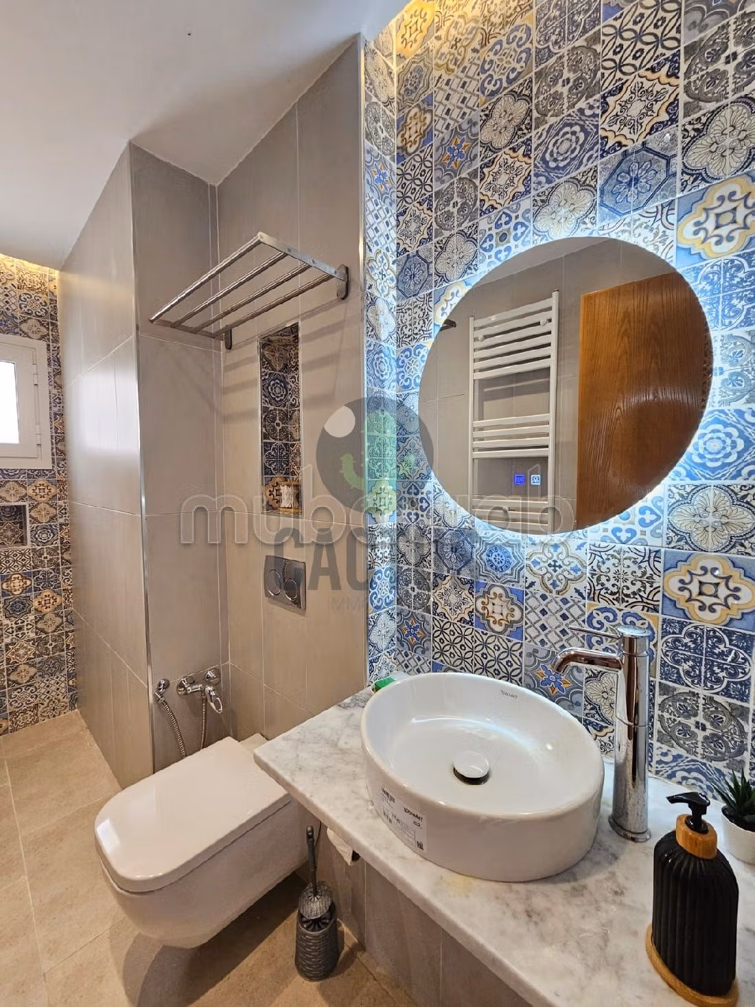 Magnifica villa in affitto a Hammamet Nord. 3 camere. Antenna parabolica e sistema di sicurezza. 