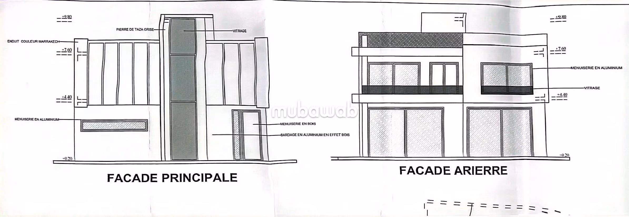 Grand Villa avec piscine à Lotissement MYSK (En cours)