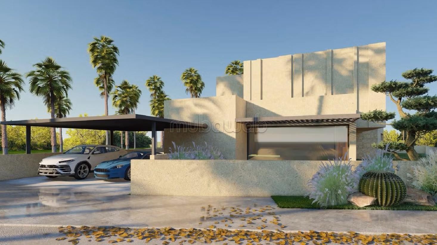 فيلا ممتازة للبيع بأملكيس. المساحة الكلية 750 م². حمام سباحة و نظام تكييف للهواء