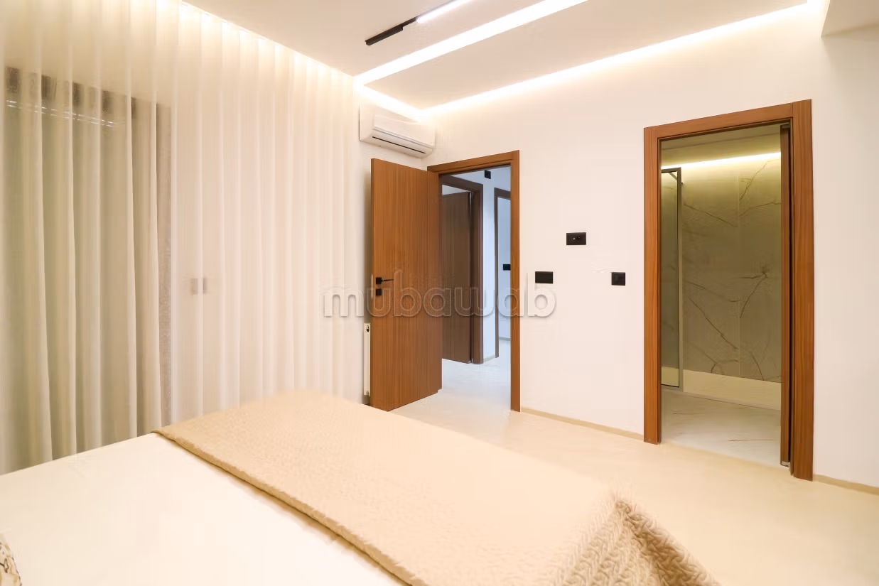 شقة للبيع ب شطرانة 2.4 قطع. نوافذ زجاجية مزدوجة ومدفئة مركزية