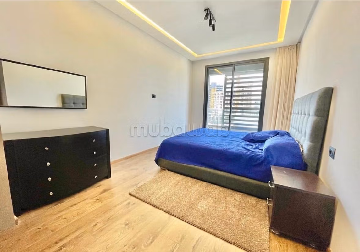 Appartementen te huur in Casablanca Finance City. 2 Kamers. Gemeubileerd.