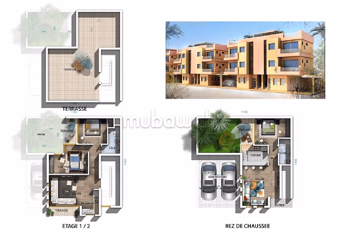 Acquista questo bel terreno a Route Casablanca. Superficie di 132 m²