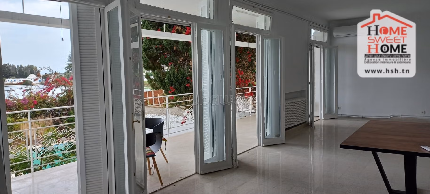 High quality villa rental in Carthage Byrsa. 6 large rooms. Green area, Balcony